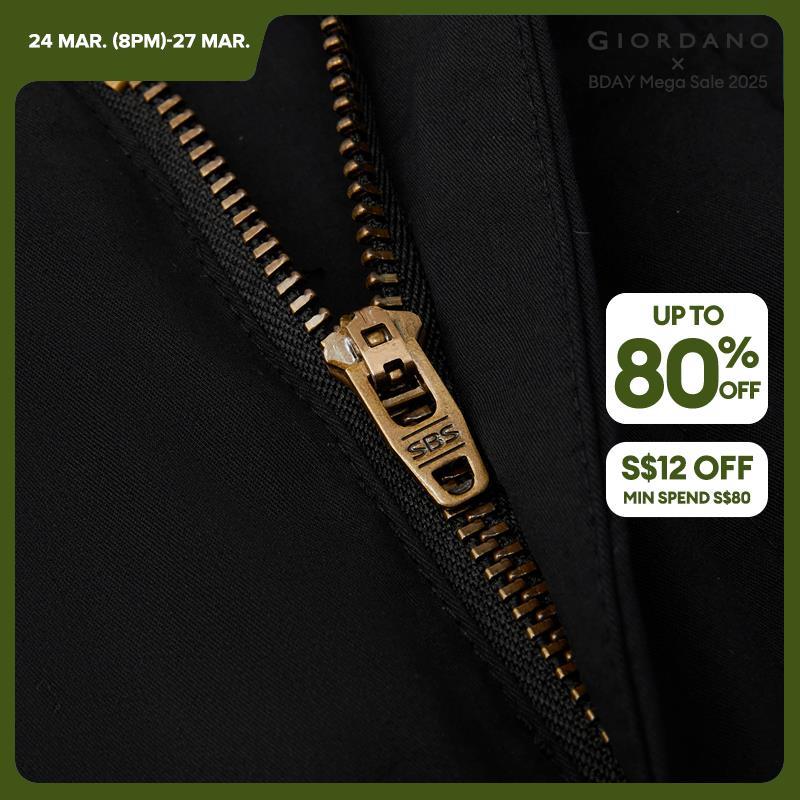 GIORDANO Pantaloni da donna in vita elastica Pantaloni plissettati lisci Tasche oblique alla caviglia Pantaloni casual semplici di base alla moda 05424332