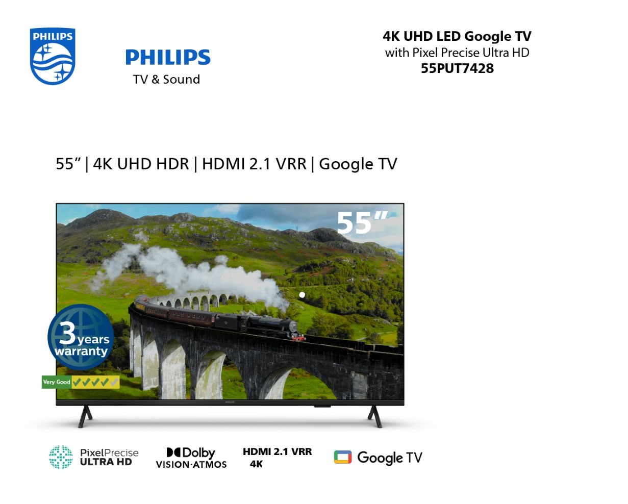 PHILIPS 4K UHD LED 50 Google TV |