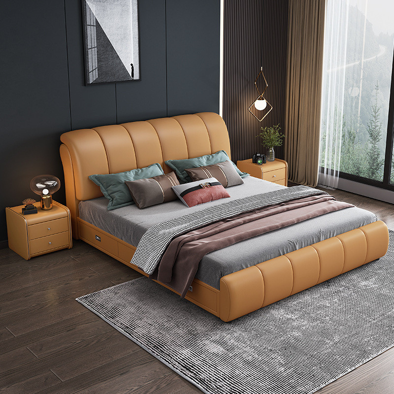 Khung giường lưu trữ HDB có ngăn kéo lưu trữ Giường đôi cao Khung giường Giường gỗ Giường Queen Giường King Giường da Công nghệ lưu trữ Giường vải Bền Ba ngăn kéo Giường mềm
