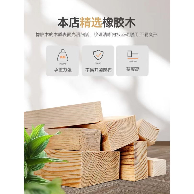 【Miễn phí vận chuyển】Khung giường gỗ nguyên khối lưu trữ Khung giường gỗ nguyên khối Khung giường có nệm cỡ Queen và King