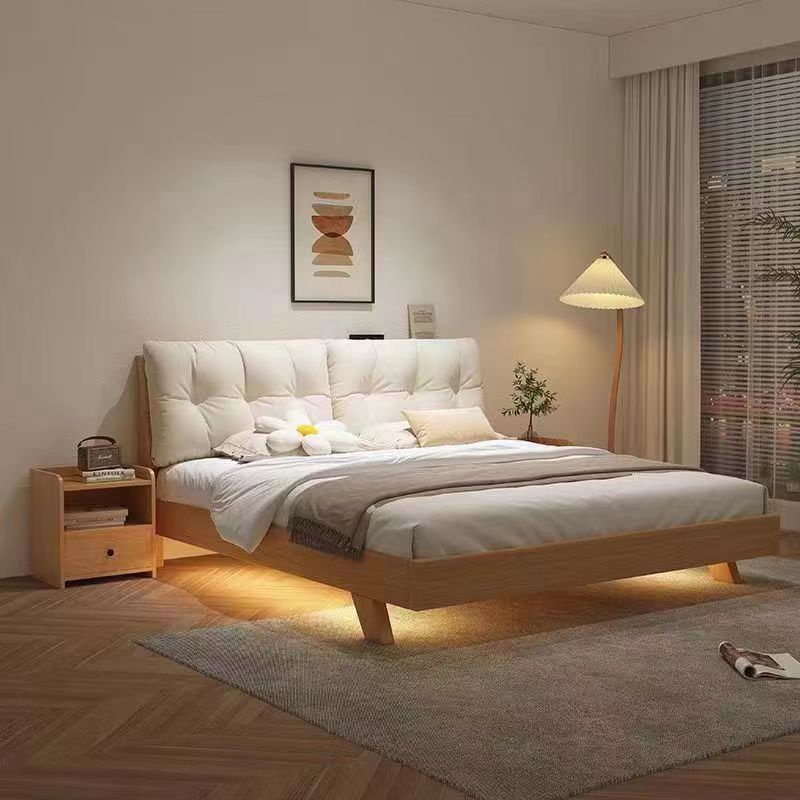 إطار سرير HDB إطار سرير سرير خشبي سرير كوين سرير كينج سرير من الخشب الصلب سرير مزدوج غرفة للإيجار سرير فردي مزدوج