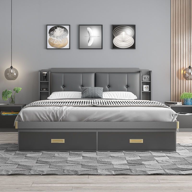 Giường gỗ nguyên khối lưu trữ Giường Tatami Giường đơn Giường đôi Giường nhỏ Giường đôi