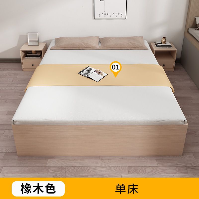 Tatami Yatak HDB Depolama Çekmeceli Yatak Çerçevesi Modern Masif Ahşap Çift Kişilik Tek Katlı Yatak Sırtsız Yataksız Kiralık EvTatami Depolama Yatağı