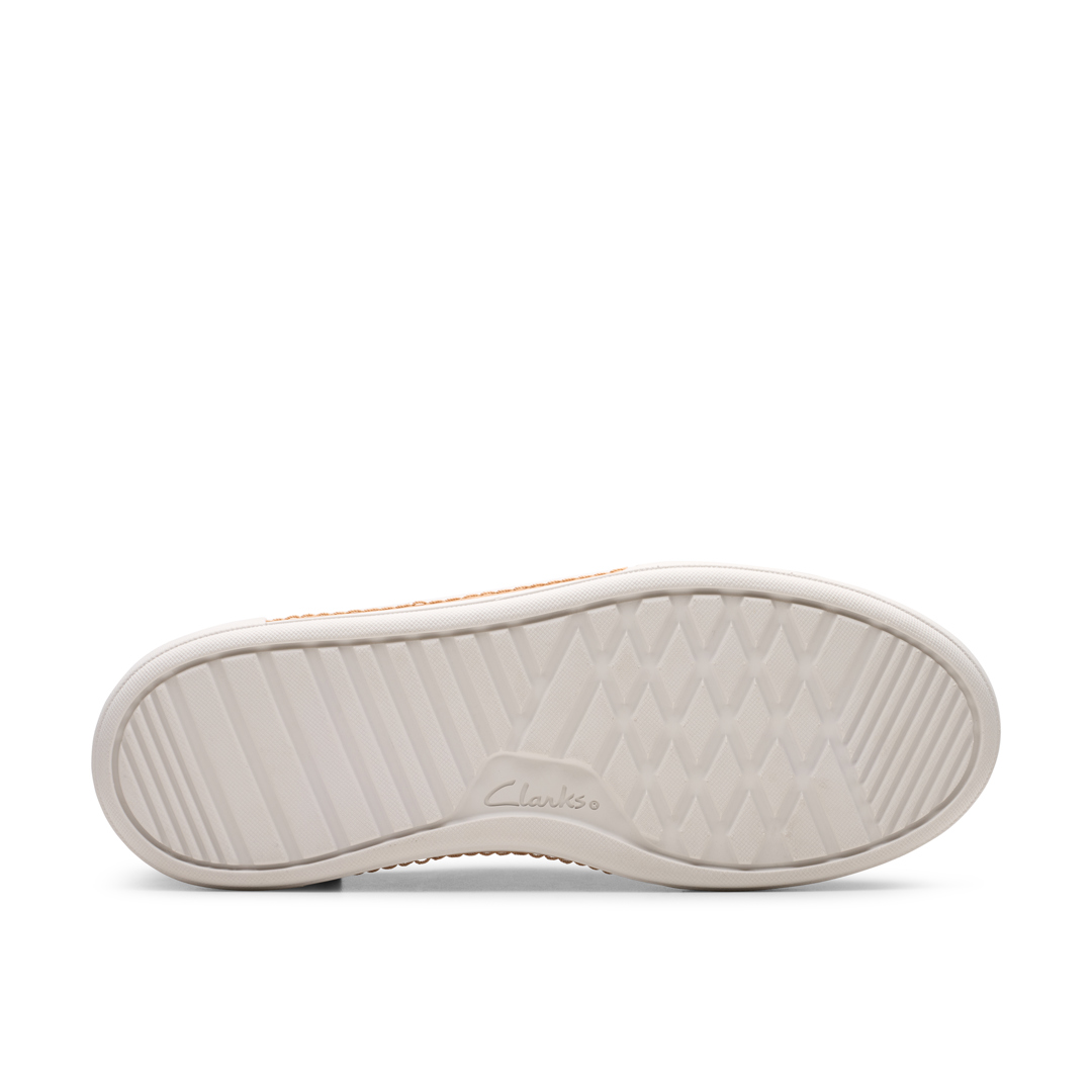 Clarks Hollyhock Walk-Turnschuhe für Damen — schwarzes Leder