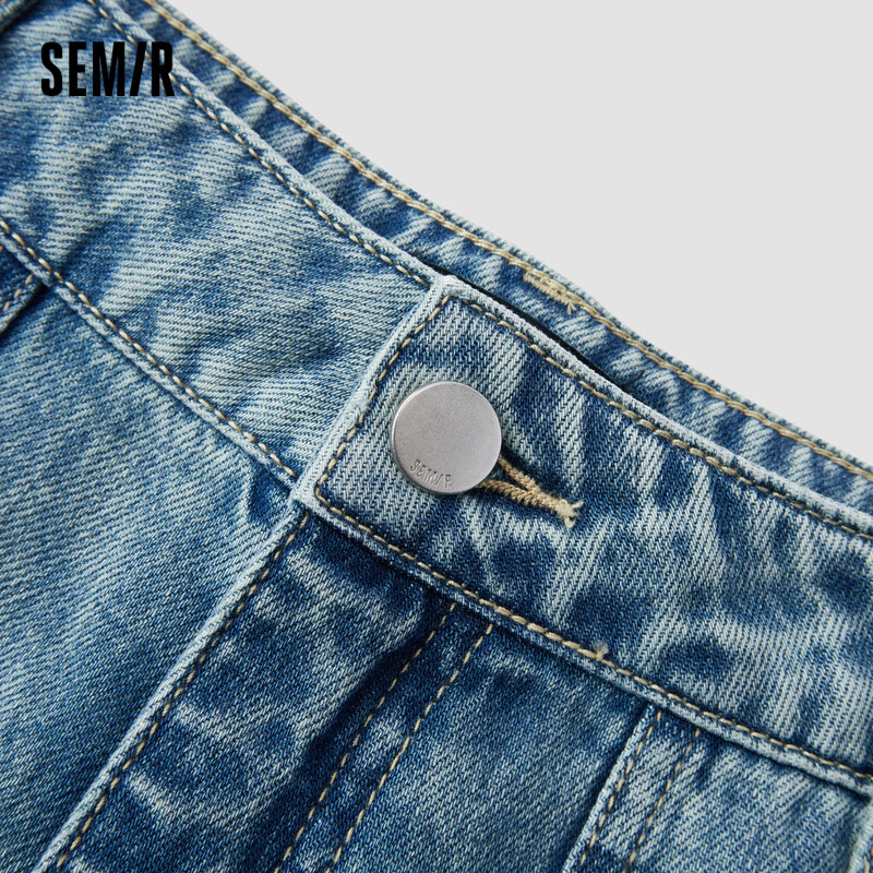 Semir Jeans Women Tide Cool Wide-Leg Trousers 2024 Summer New American Style Work Trousers Street Trend