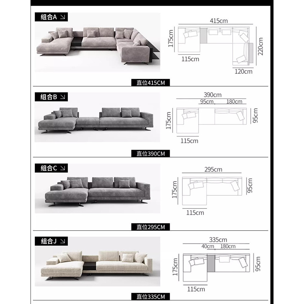 Genuine Leather Sofa U-Shaped Corner Combination Simple Modern Genuine Leather Sofa Large Small Apartment Living Room · v5