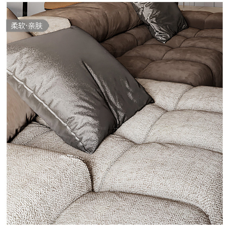 Fabric Sofa Technology Cloth Large Apartment Module Corner Combination · v10