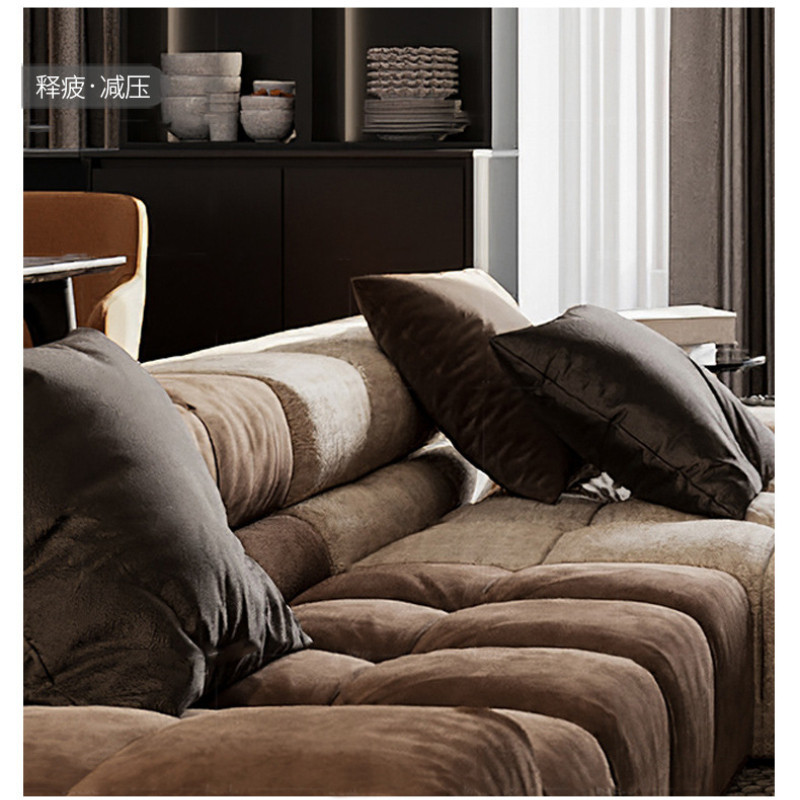 Fabric Sofa Technology Cloth Large Apartment Module Corner Combination · v10