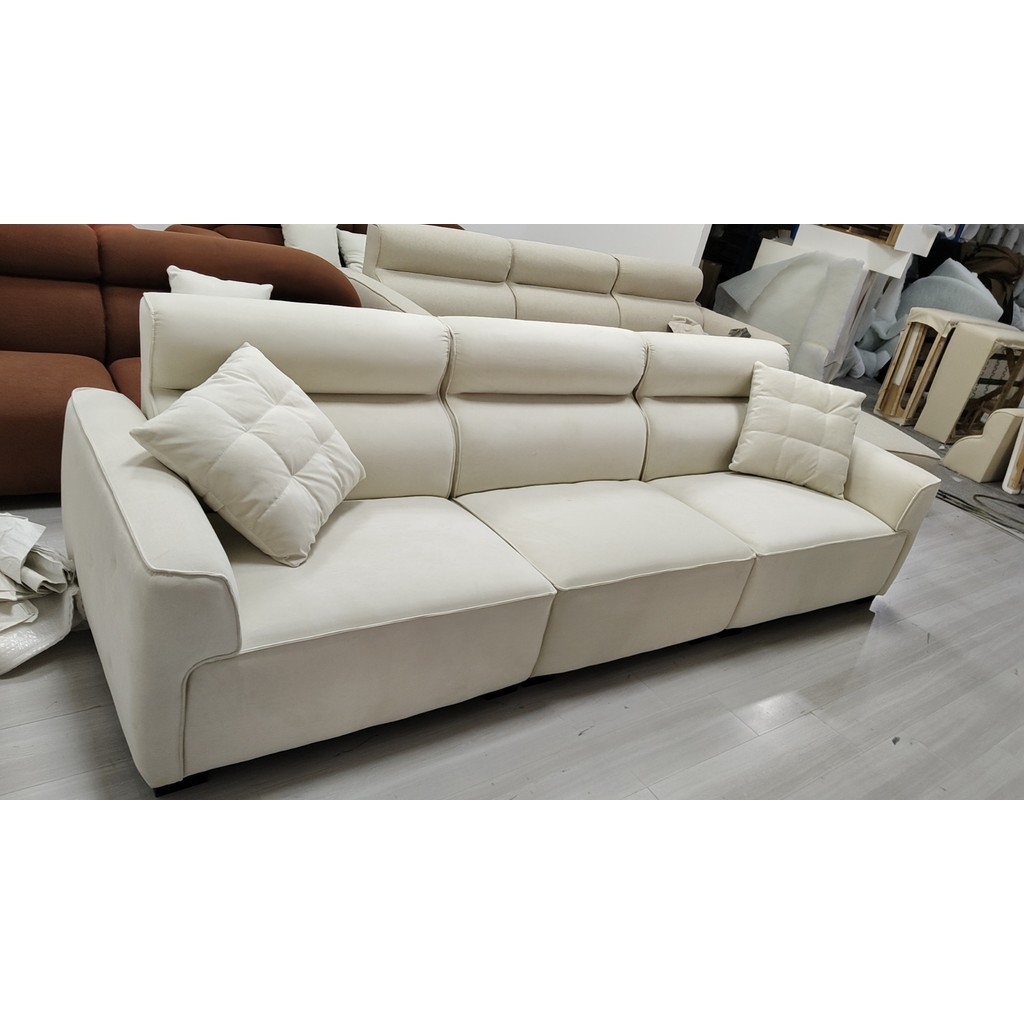 Fabric Sofa Living Room Anti-Cat Scratch Latex Cotton Linen Sofa · v3