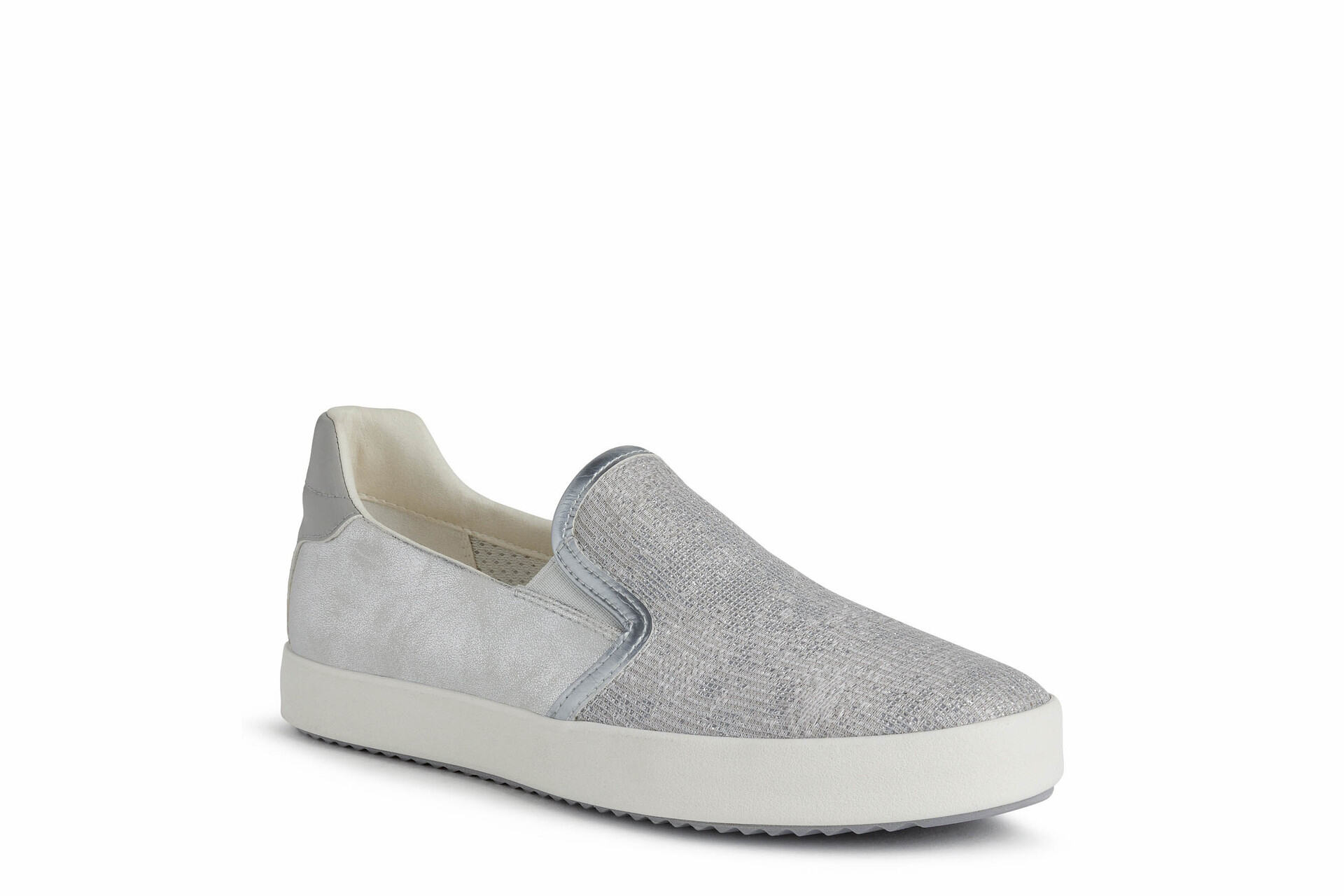 GEOX WOMEN SHOES SNEAKERS D BLOMIEE A LT GREY · v10