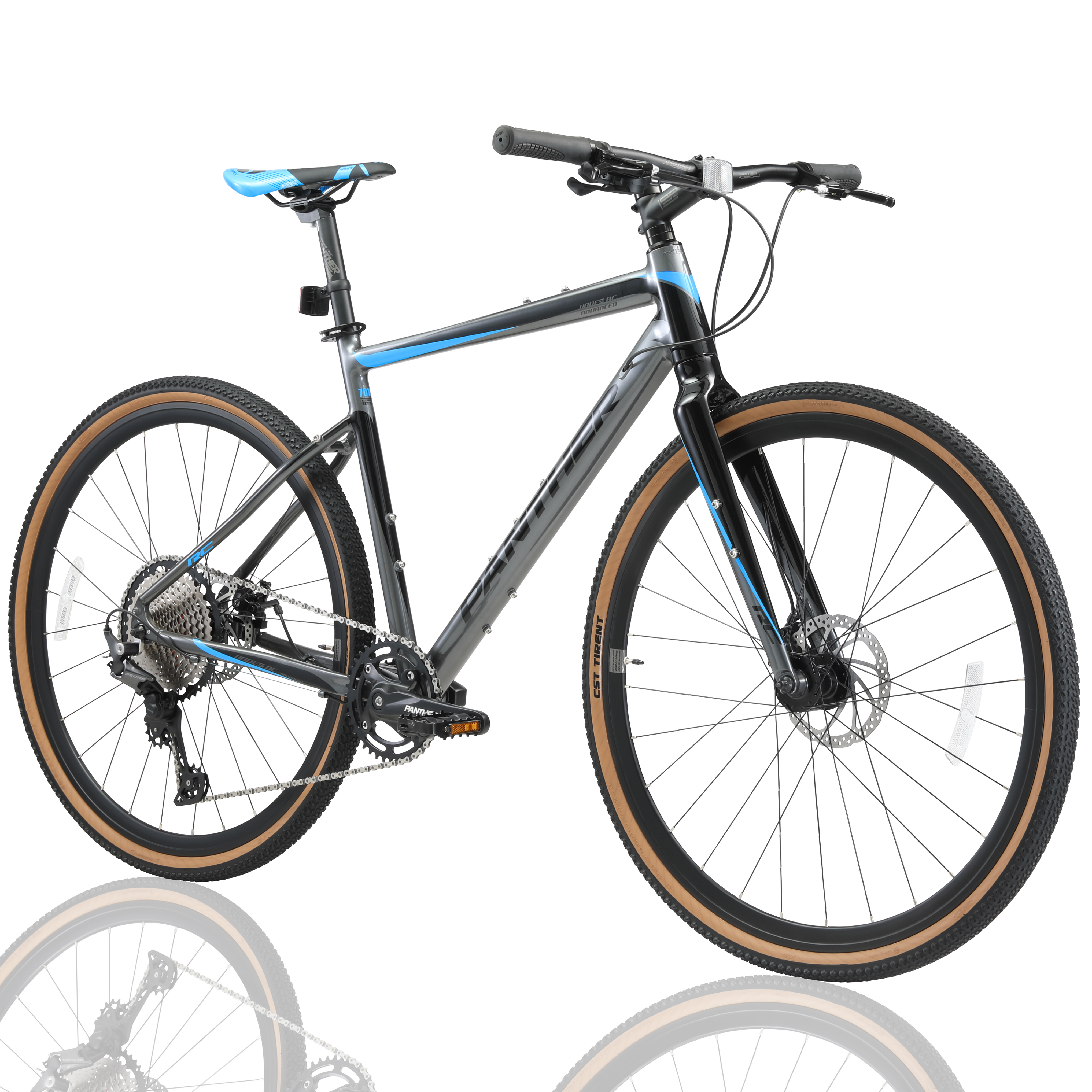 [NGƯỜI BÁN HÀNG SG] Xe đạp địa hình PANTHER HADES 12 tốc độ SHIMANO 700 x 40C Phanh đĩa tay lái phẳng Xe đạp địa hình cơ bản Khung nhôm Phuộc