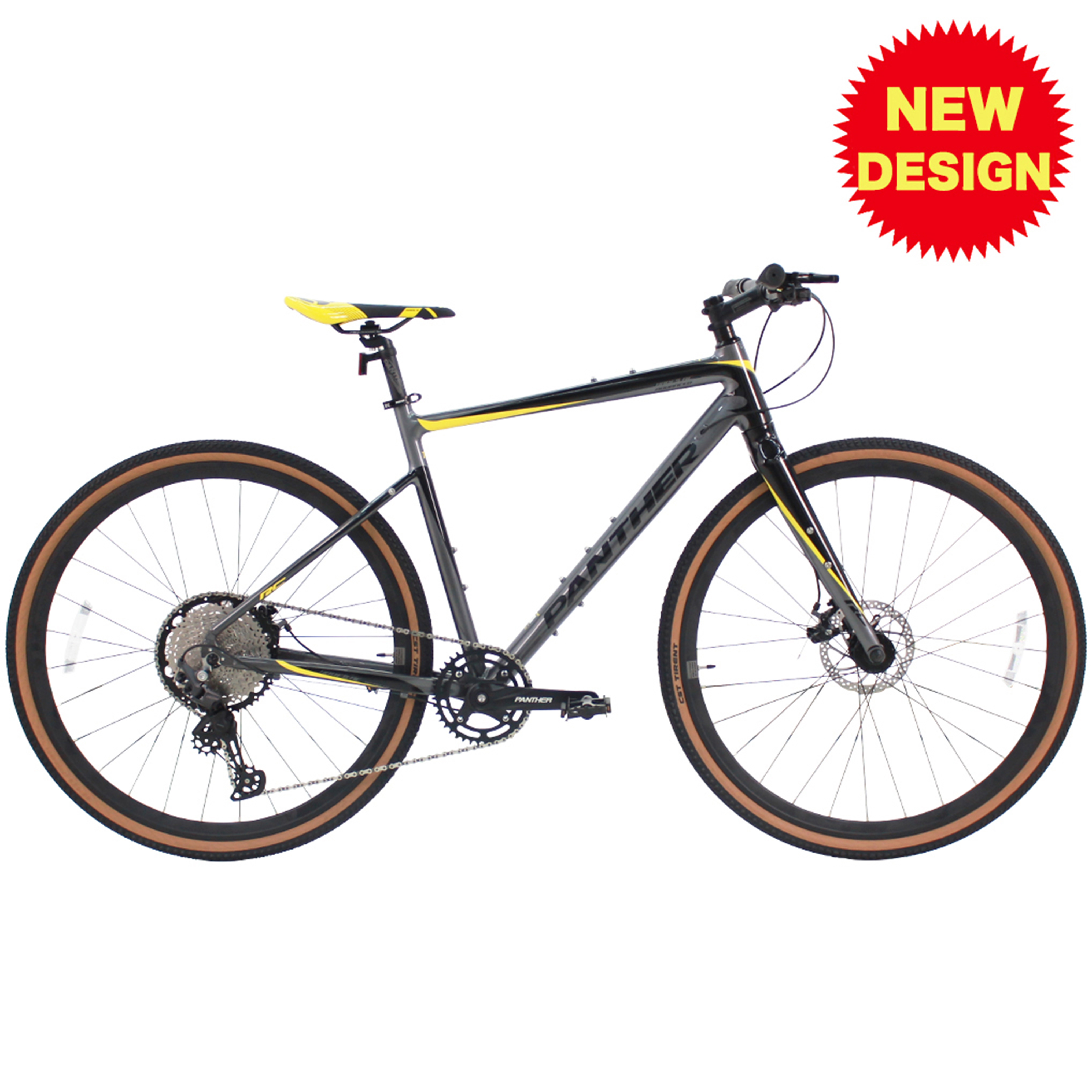 [NGƯỜI BÁN HÀNG SG] Xe đạp địa hình PANTHER HADES 12 tốc độ SHIMANO 700 x 40C Phanh đĩa tay lái phẳng Xe đạp địa hình cơ bản Khung nhôm Phuộc