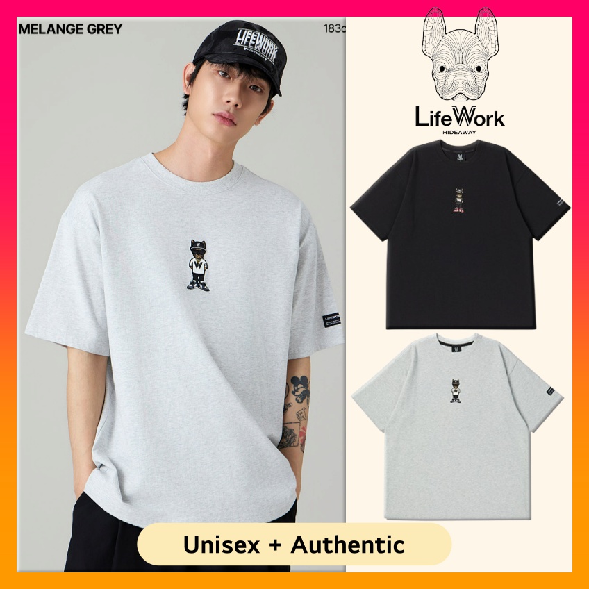Maglietta LIFEWORK Mini Hip Dog con stampa (nuova dal 2024)