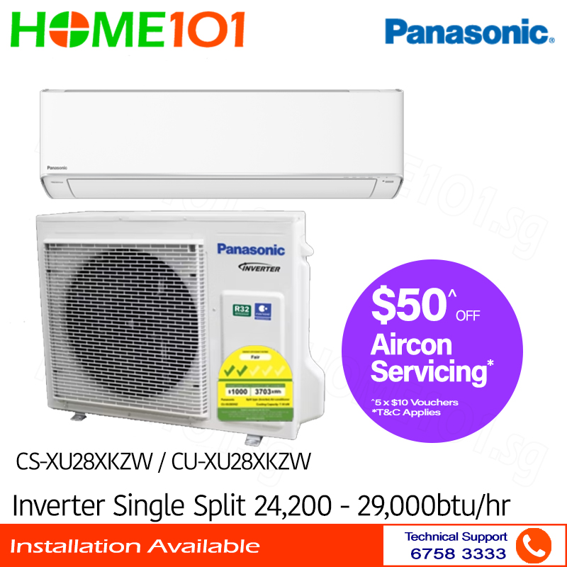 Panasonic Inverter Single Split AirCon CU-XU28XKZW - CS-XU28XKZW 28000BTU · v3