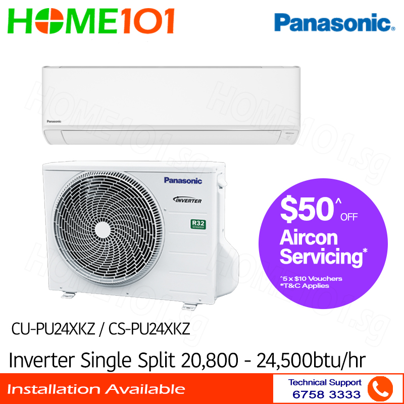Panasonic Wechselrichter, Single-Split-Klimaanlage CU-XU28XKZW — CS-XU28XKZW 28000 BTU