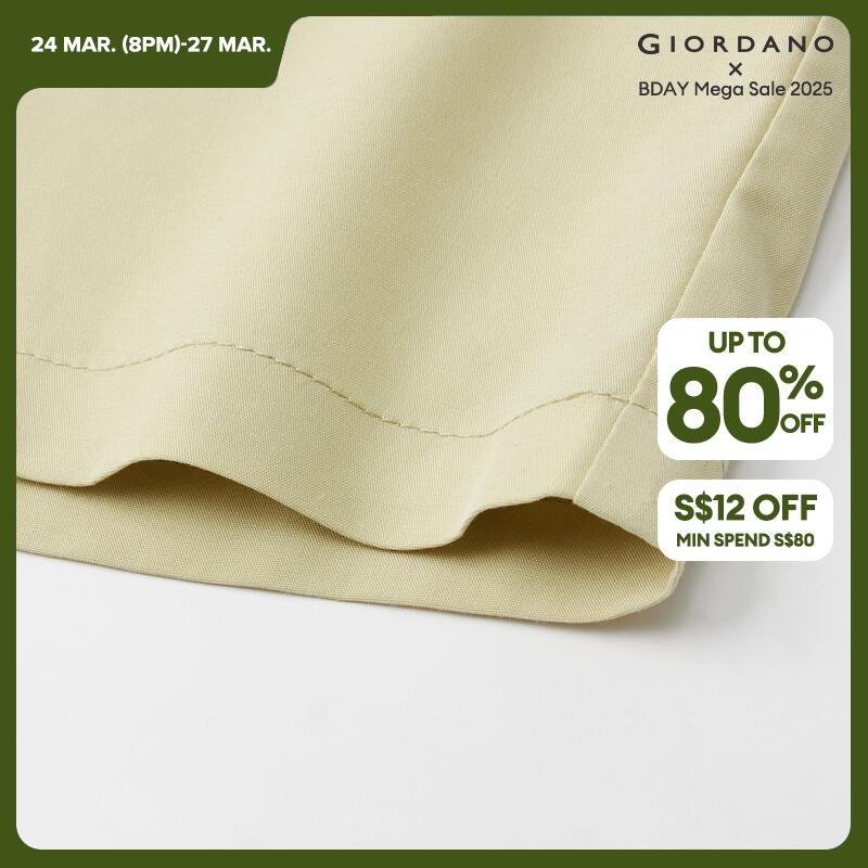 GIORDANO Women Shirts Modal Pointed Collar Summer Shirts Button Closure Short Sleeve Simple Fashion Casual Shirts 13344216