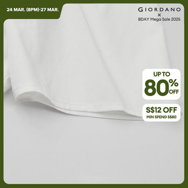 GIORDANO Women Shirts Modal Pointed Collar Summer Shirts Button Closure Short Sleeve Simple Fashion Casual Shirts 13344216