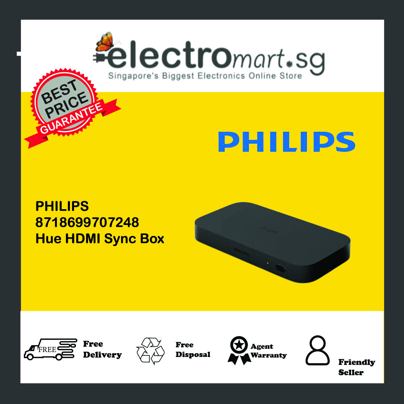 PHILIPS 8718699707248 Hue HDMI Sync Box