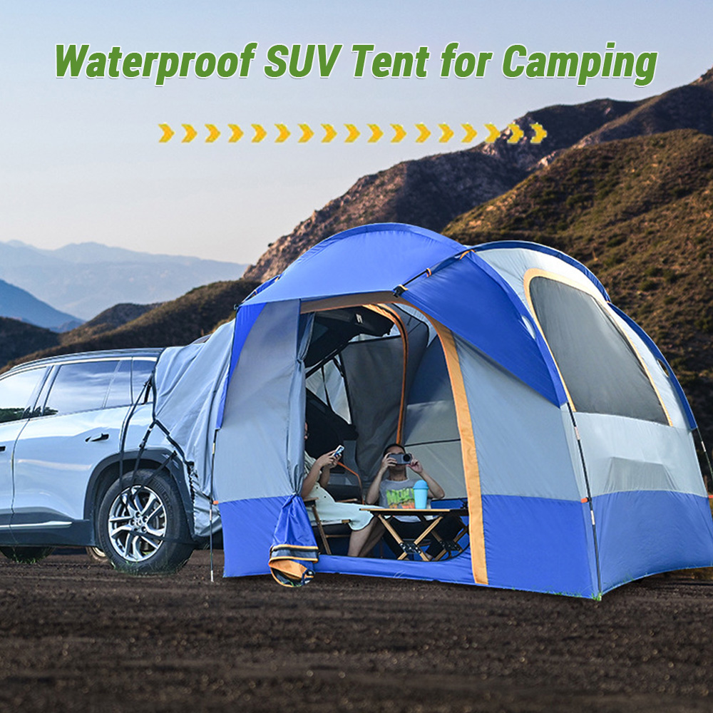 LIXADA Tent Pu2000mm Layer Pu2000mm Layer Car Waterproof Suv Tent Layer Car Shelter S Tent Car Shelter Outdoor Huiop Buzhi · v2