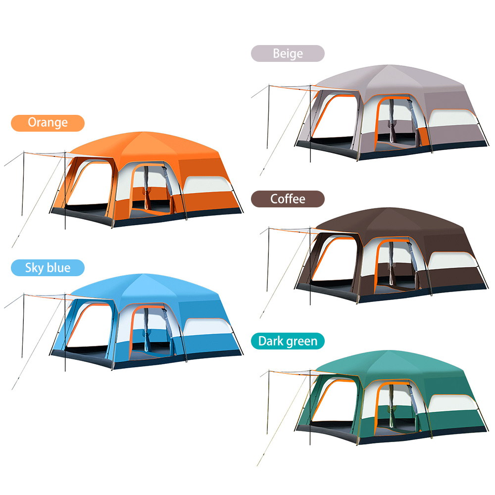 LIXADA Tent With Rooms Luxury Family Tent Rooms 4-12 People 4-12 People Waterproof People Waterproof Two-bedroom Waterproof Two-bedroom And With Rooms 4-12 Two-bedroom And Room Family Tent With Dieri