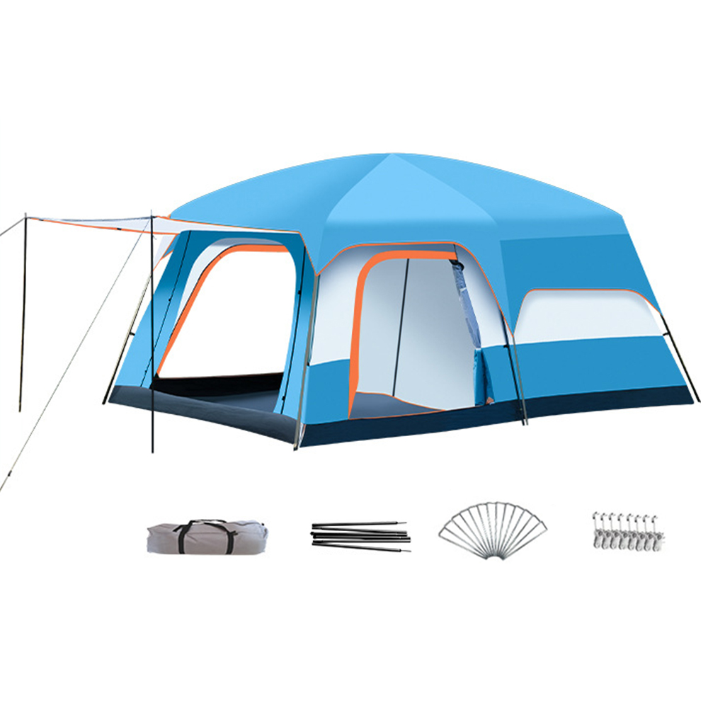 LIXADA Tent With Rooms Luxury Family Tent Rooms 4-12 People 4-12 People Waterproof People Waterproof Two-bedroom Waterproof Two-bedroom And With Rooms 4-12 Two-bedroom And Room Family Tent With Dieri