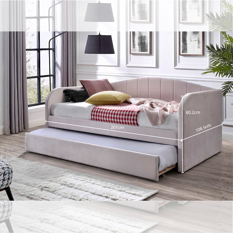Lüks: Akasya Tundle Yatak Çerçevesi | Tek Kişilik ve Süper Tek Kişilik | Çekmeli Yatak | DayBed