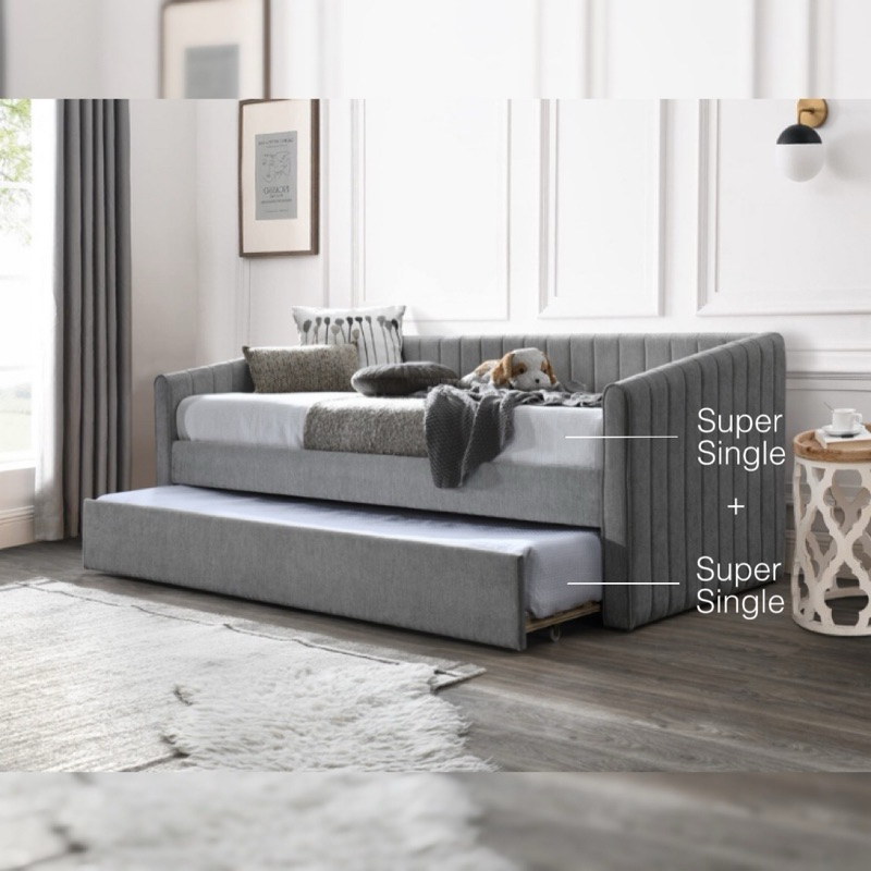 Luxe: Leo Trundle Bed Frame | Single & Super Single | Pull Out Bed  | DayBed · v2