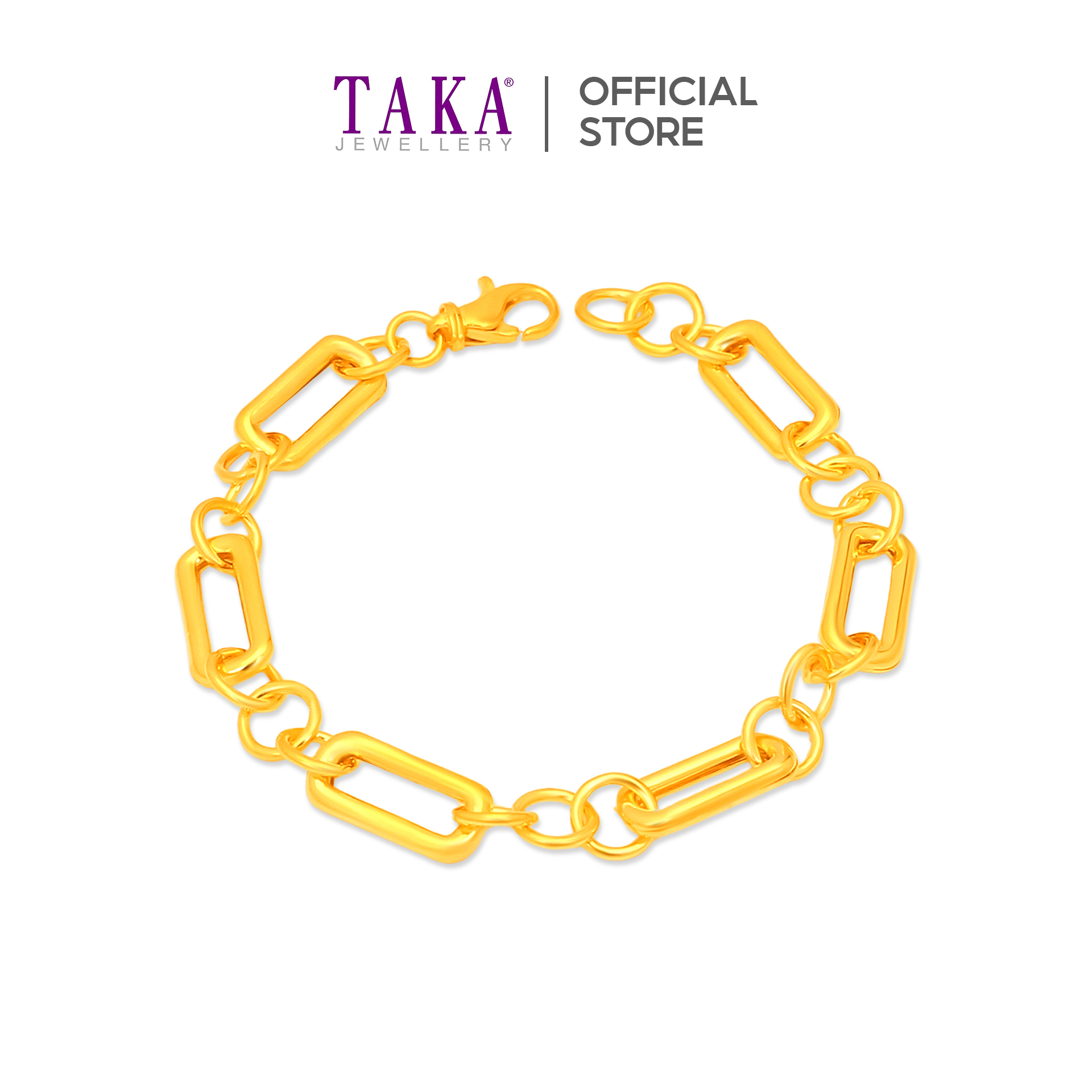 TAKA Jewellery สร้อยข้อมือทองคำ 18K Dolce