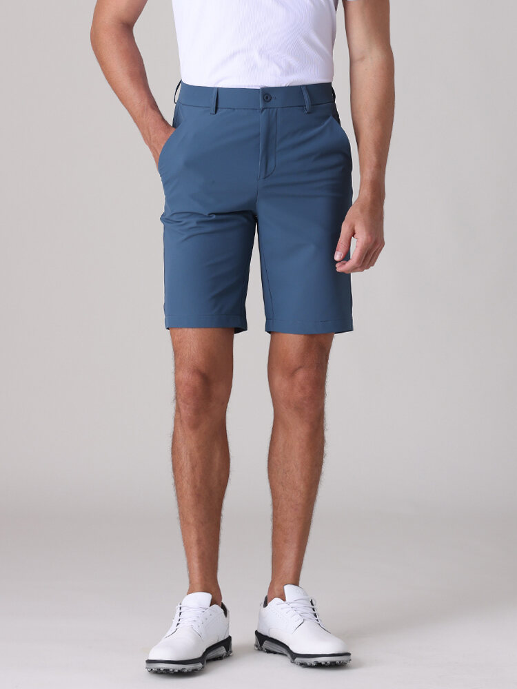 Yeni Golf Şortları Erkek Hızlı Kuruyan Nefes Alabilir Spor Golf Pantolonları Yaz Golf Giysileri Erkek Giyimi Düz Renk Orta Boy Şortlar