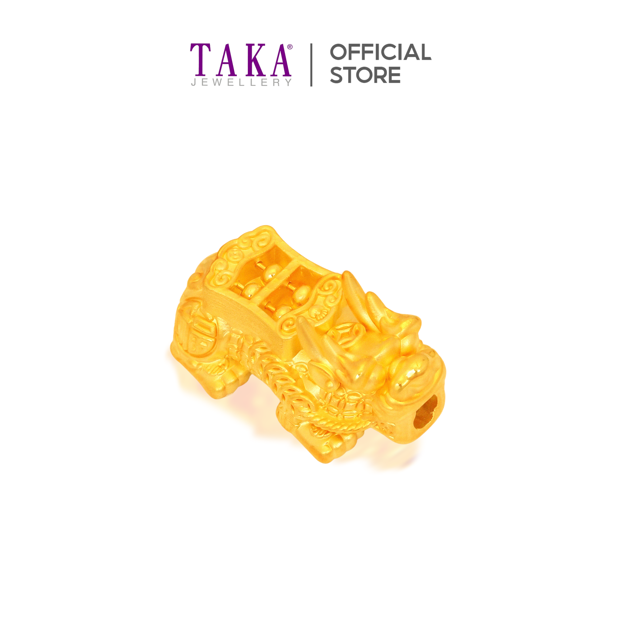 TAKA Jewellery 999 Pure Gold Pixiu Abacus with Beads Bracelet · v20