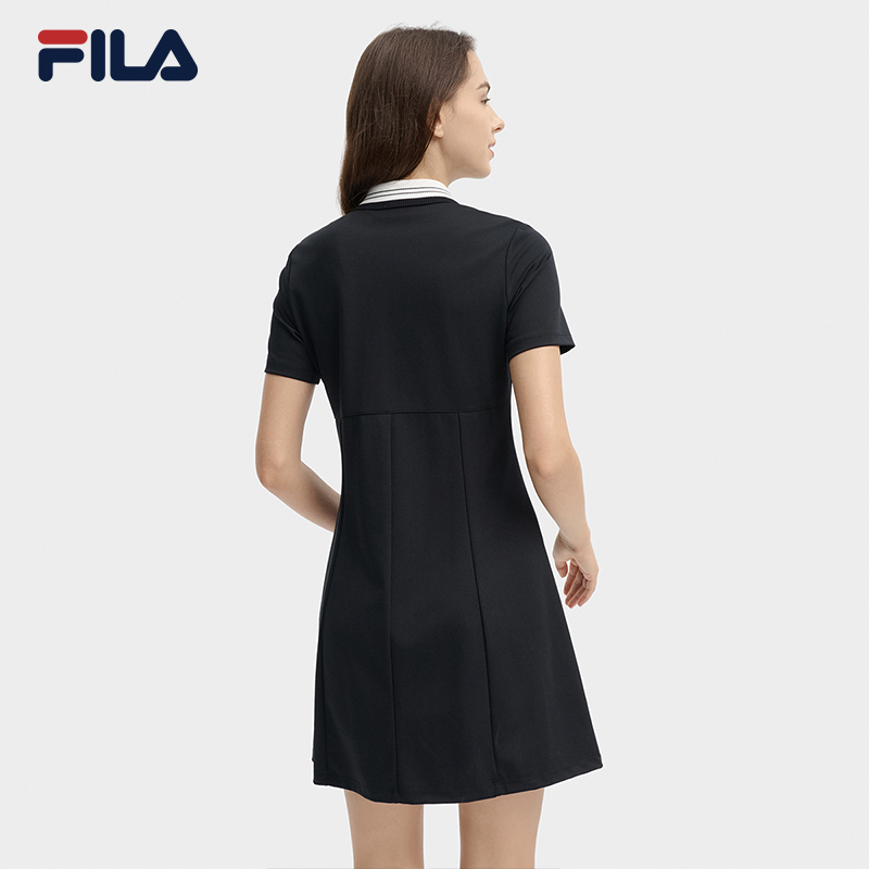 FILA CORE LIFESTYLE HERITAGE Women Dress (Black) - The Pompidou Centre Collection · v4