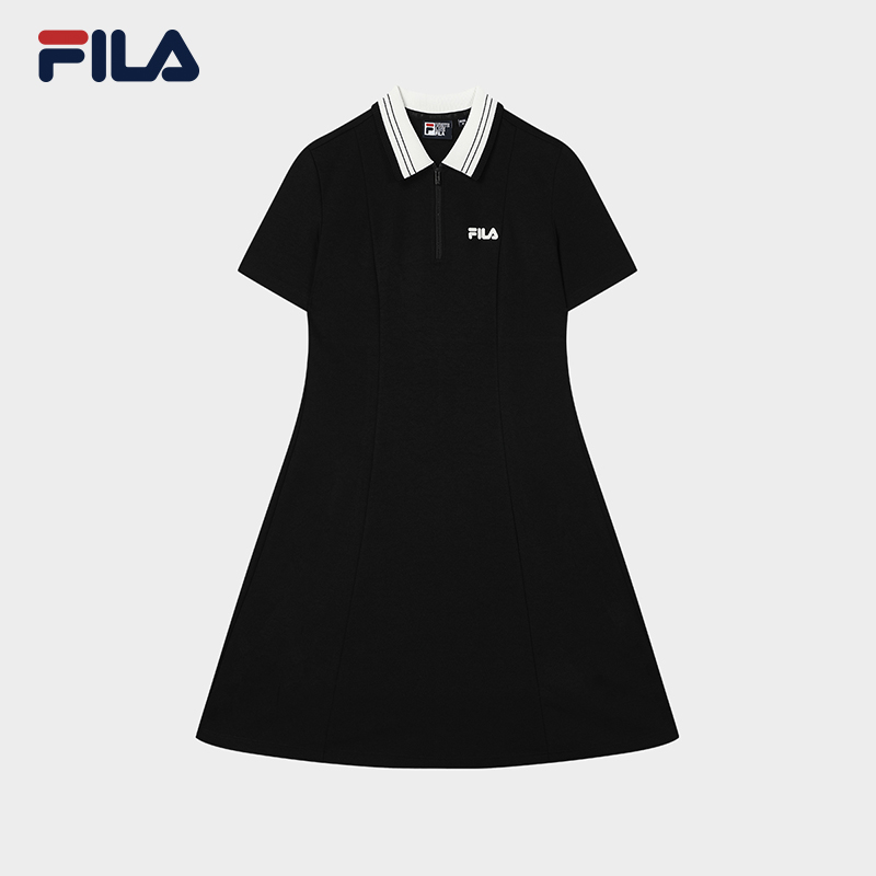 FILA CORE LIFESTYLE HERITAGE Women Dress (Black) - The Pompidou Centre Collection · v4