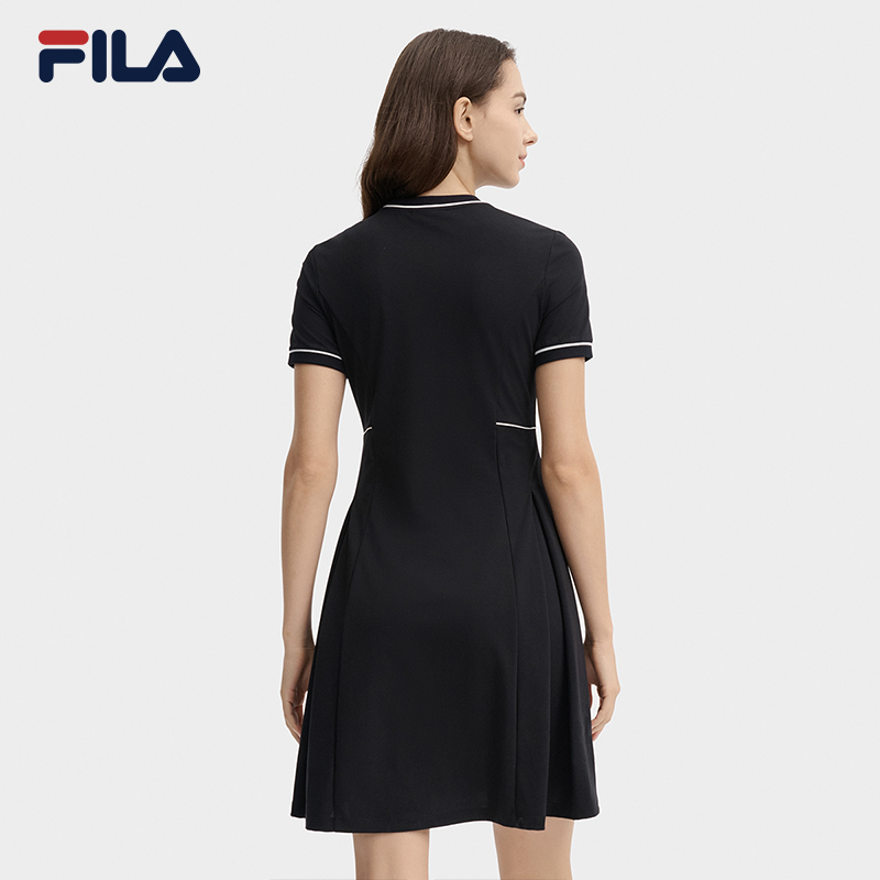 FILA CORE LIFESTYLE HERITAGE Women Dress (Black) - The Pompidou Centre Collection · v3