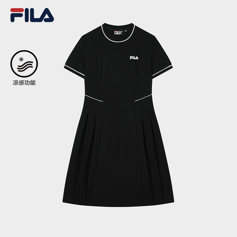 FILA CORE LIFESTYLE HERITAGE Women Dress (Black) - The Pompidou Centre Collection · v3
