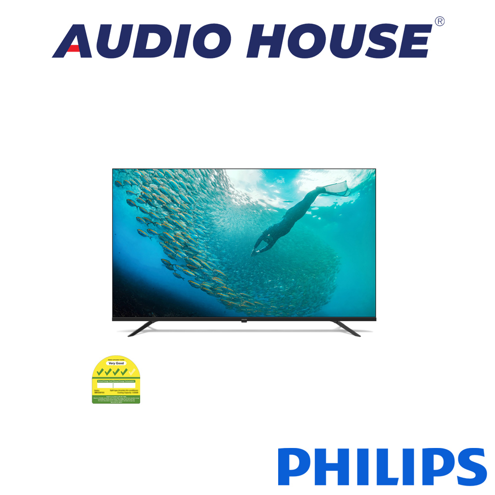 PHILIPS 70PUT7129/98  70" 4K UHD GOOGLE SMART LED TV  ENERGY LABEL: 4 TICKS  3 YEARS WARRANTY BY PHILIPS