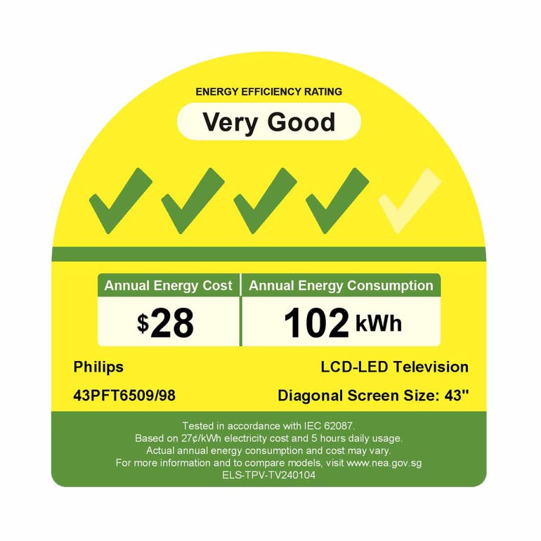 PHILIPS 43PFT6509/98 43 GOOGLE SMART LED TV NHÃN NĂNG LƯỢNG: 4 TICKS BẢO HÀNH 3 NĂM CỦA PHILIPS