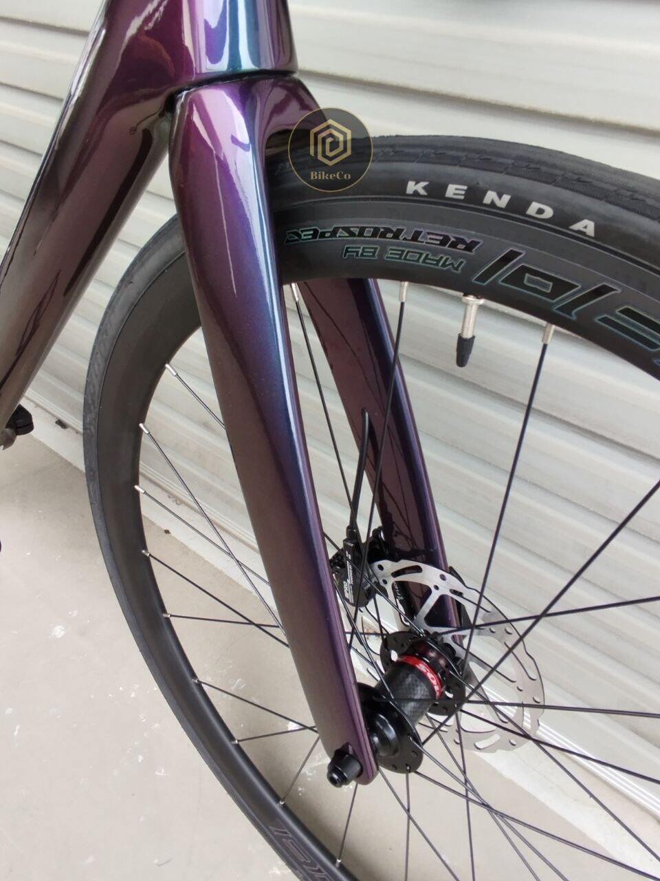 TWITTER R5 PRO Chamaleon Carbon Fibre Road Bike | 24 Speed Full Hydraulic Disc Brake Aerodynamic Race Bicycle · v8