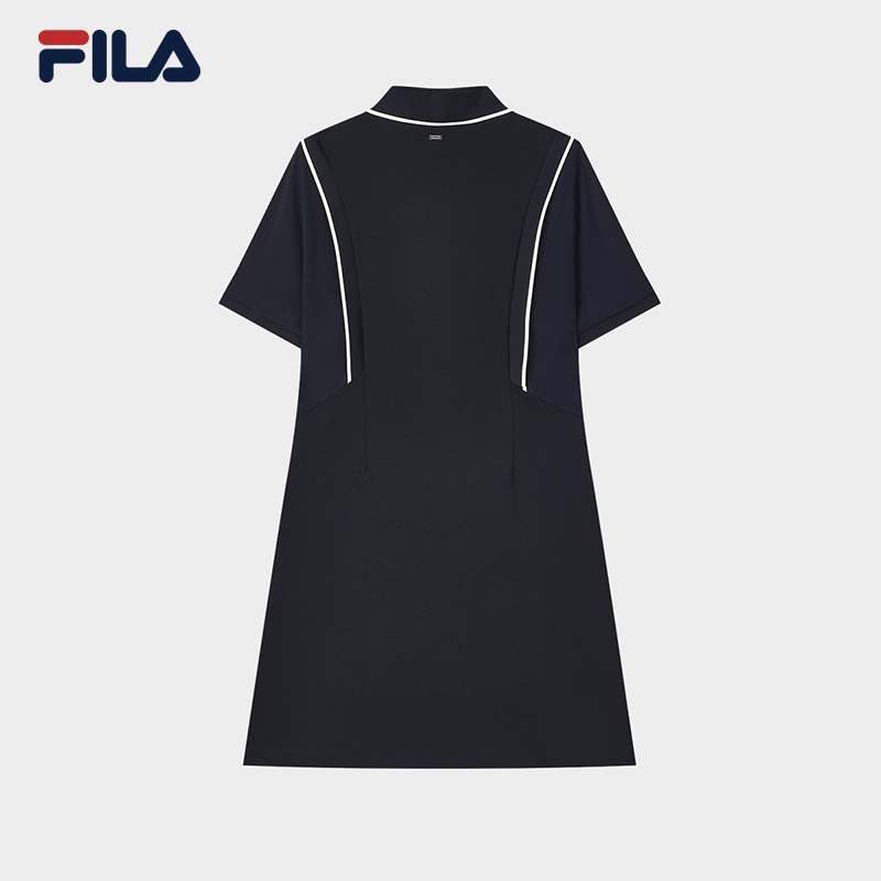 FILA CORE LIFESTYLE MODERN HERITAGE DNA-FRENCH CHIC Women Dress (Navy) · v2
