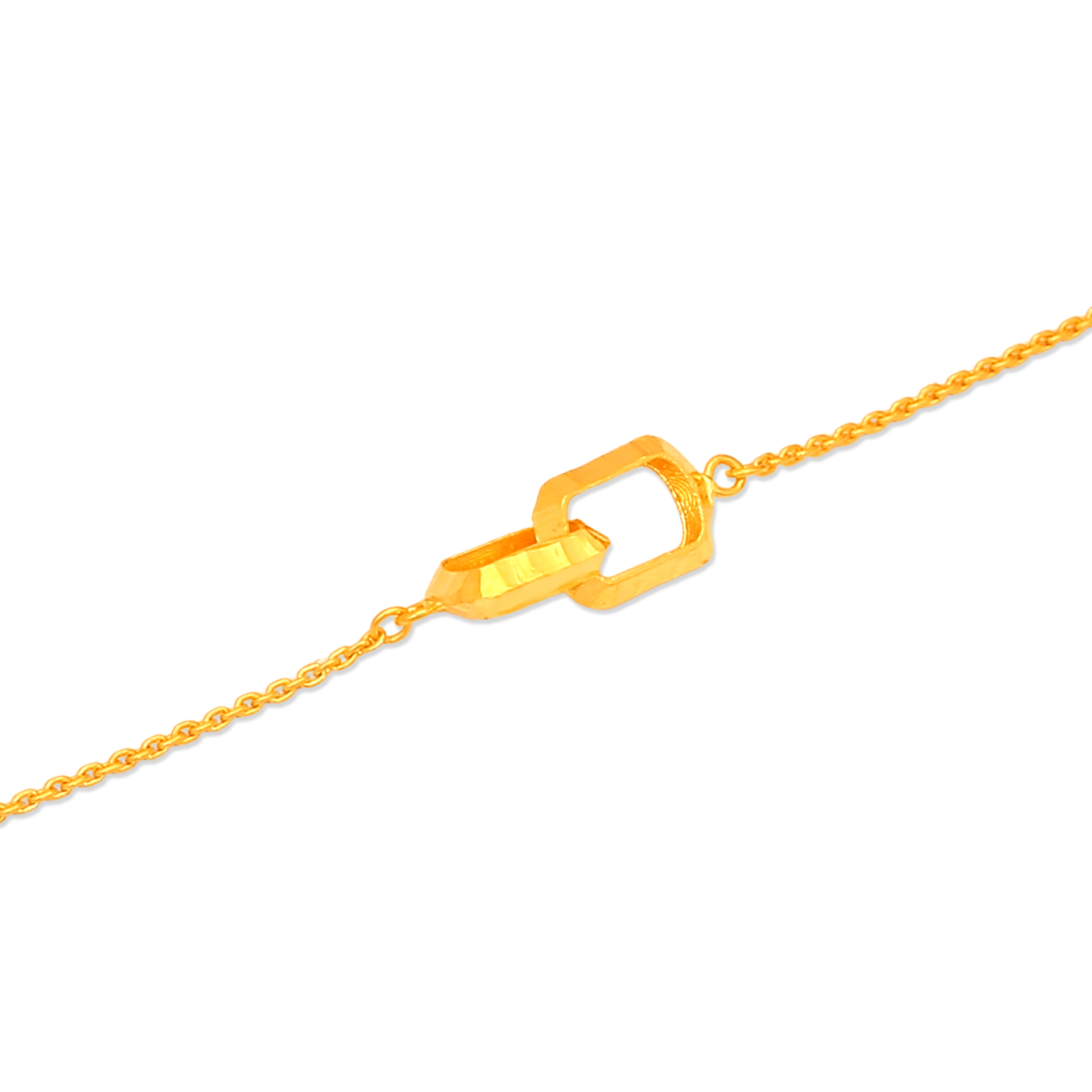 TAKA Jewellery 916 Gold Bracelet with Links · v7