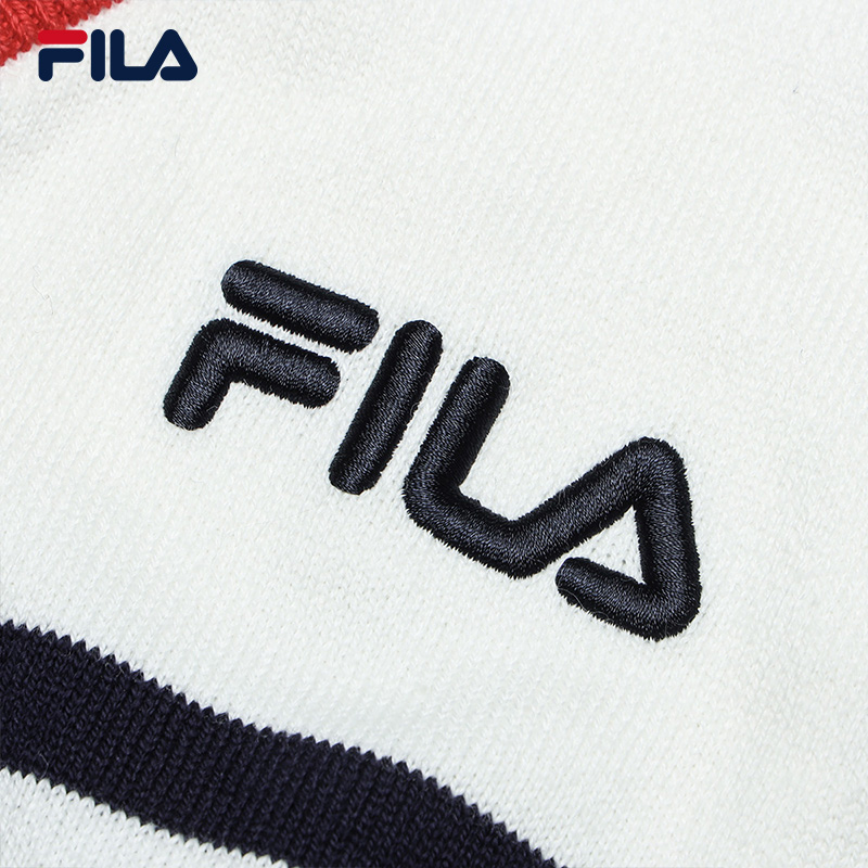 [NEW COLOR!] FILA CORE LIFESTYLE ORIGINALE FRENCH TENNIS CLUB Women Short Sleeve T-shirt + Sleeveless Knit Vest Set (Red / Blue)