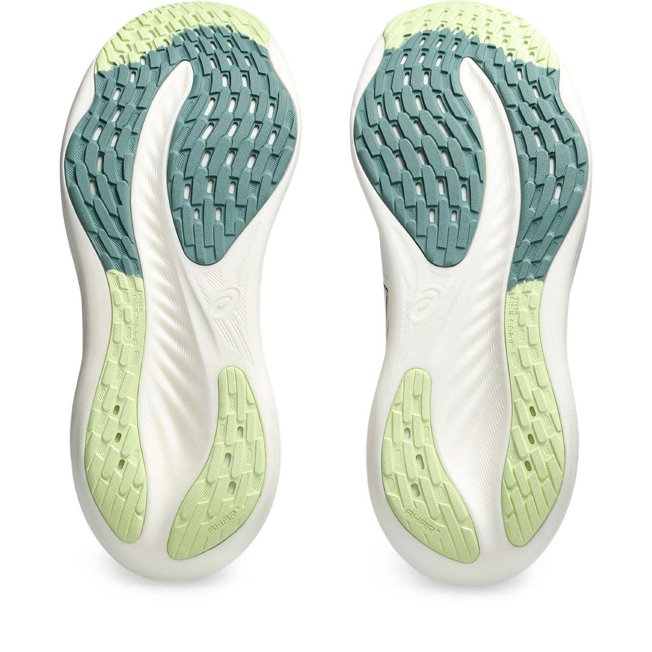 ASICS Men GEL-NIMBUS 26 Running Shoes in White/Birch · v6