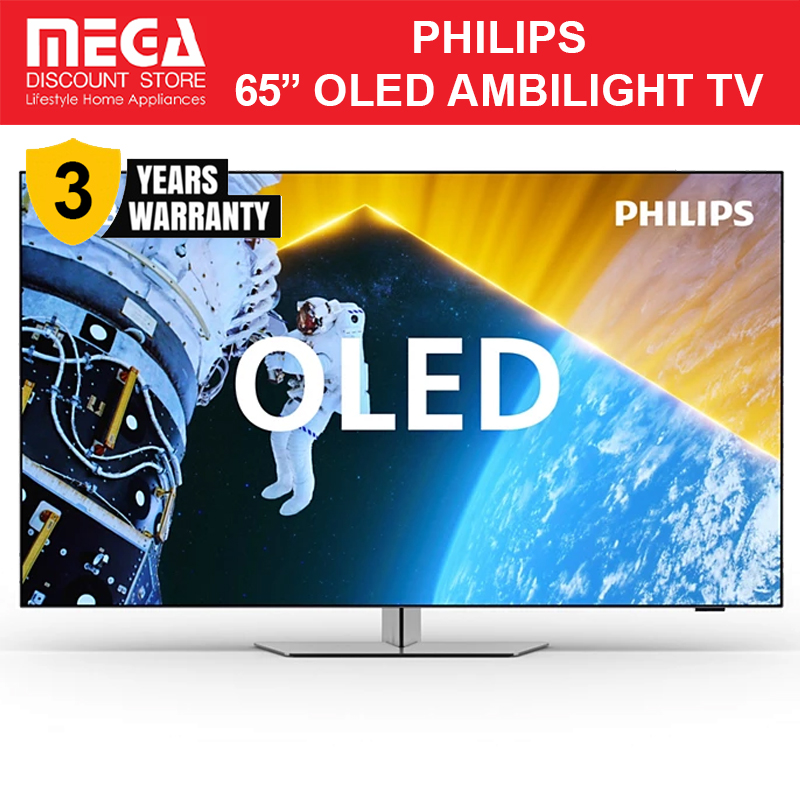 PHILIPS 65OLED809/98 65" 4K OLED GOOGLE AMBILIGHT TV + FREE WALLMOUNT