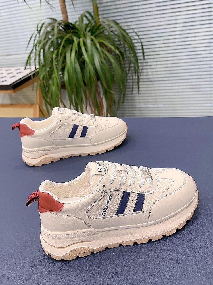 Zapatillas de malla de verano para mujer, zapatillas deportivas informales, estilo papá, modernas, sin cordones, punta redonda, tacón medio, calzado cómodo y a la moda