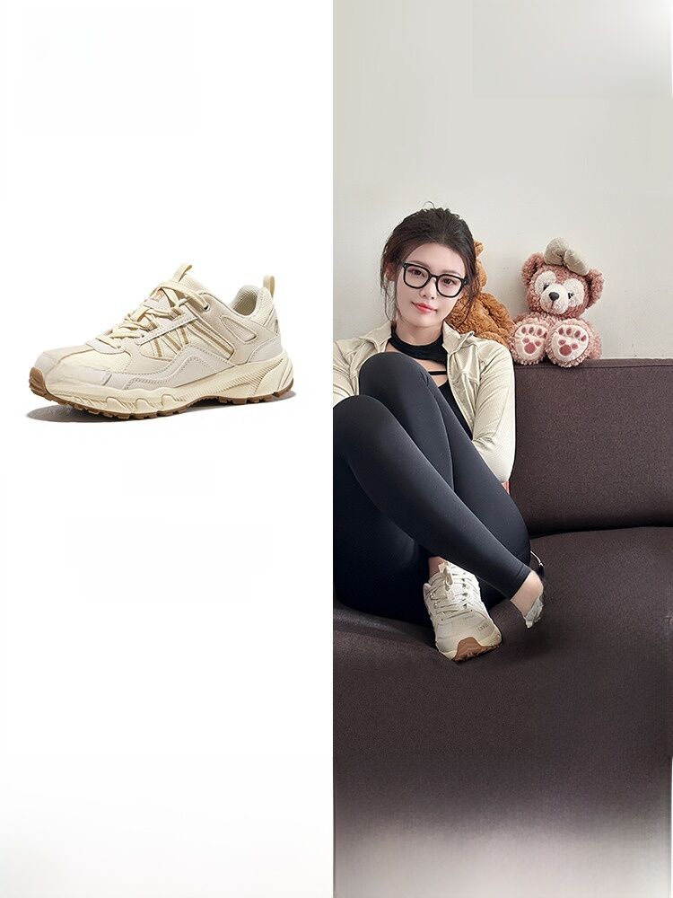 Camel Women's Shoes 2024 Autumn New Sports Shoes Women Abrasion Resistant Non Slip Breathable Outdoor Casual Hiking Shoes Men