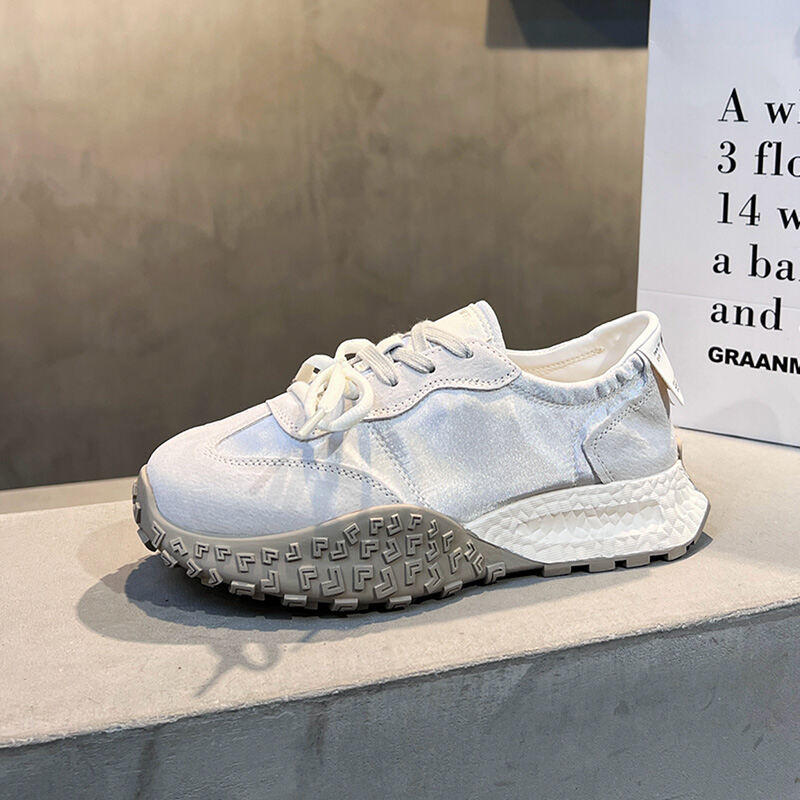 Elevated Thick Bottom Agan De Xin Shoes Women's Ballet Dance Canvas Sneakers Sport Casual Board Shoes Fashionable Leisure · v7
