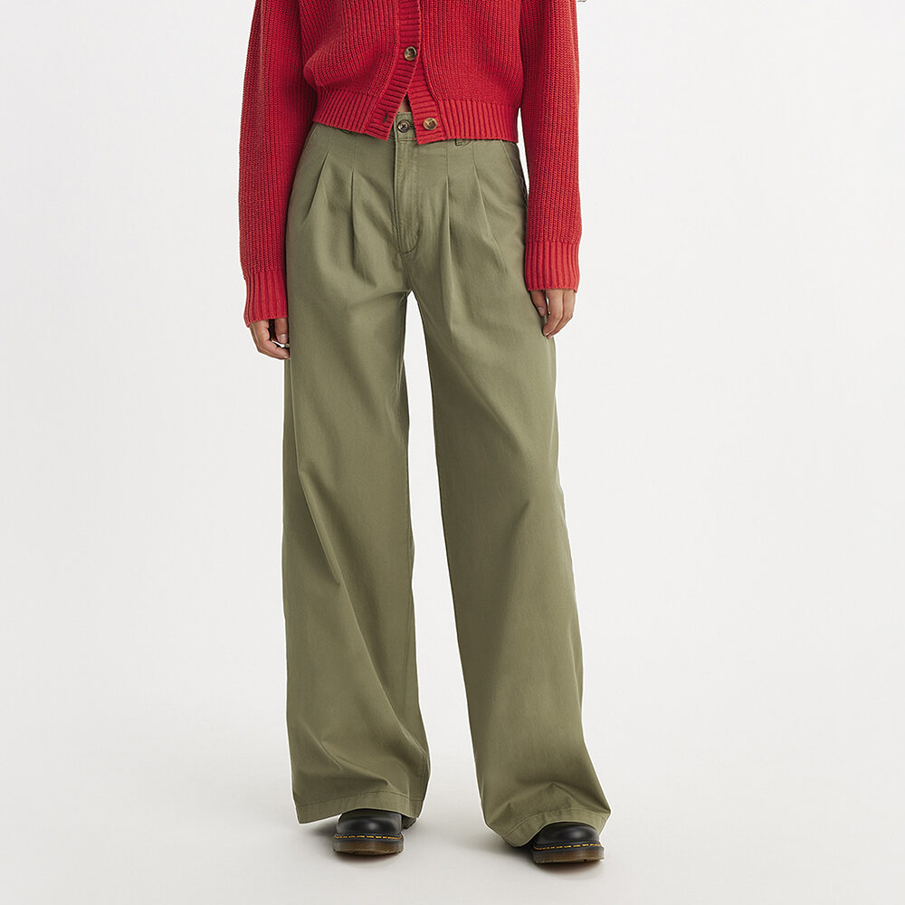 Pantaloni larghi plissettati da donna Levi's® A7535-0000