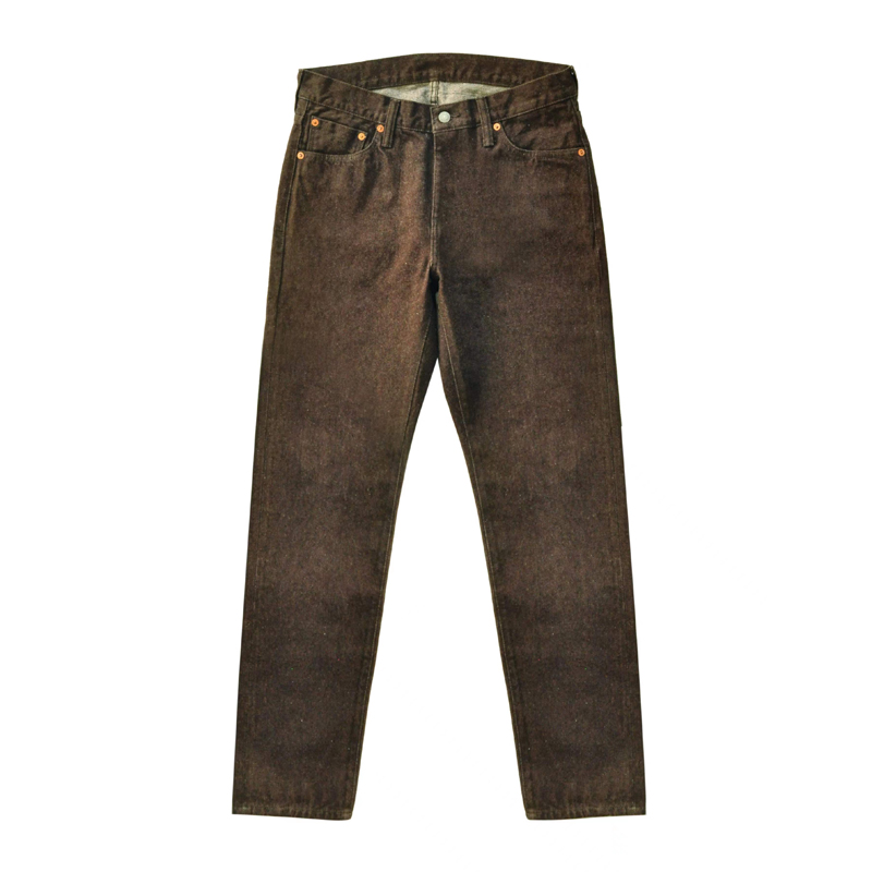AQLKY Saucezhan Men Jeans Brown Jeans Men Jeans Trousers Selvedge Denim Jeans for Men Taper Fit Mens Jeans vintage 13.8 Oz FGUOP · v2
