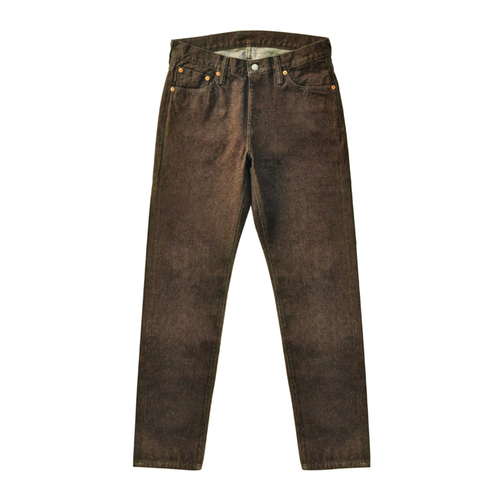 AQLKY Saucezhan Men Jeans Brown Jeans Men Jeans Trousers Selvedge Denim Jeans for Men Taper Fit Mens Jeans vintage 13.8 Oz FGUOP · v2