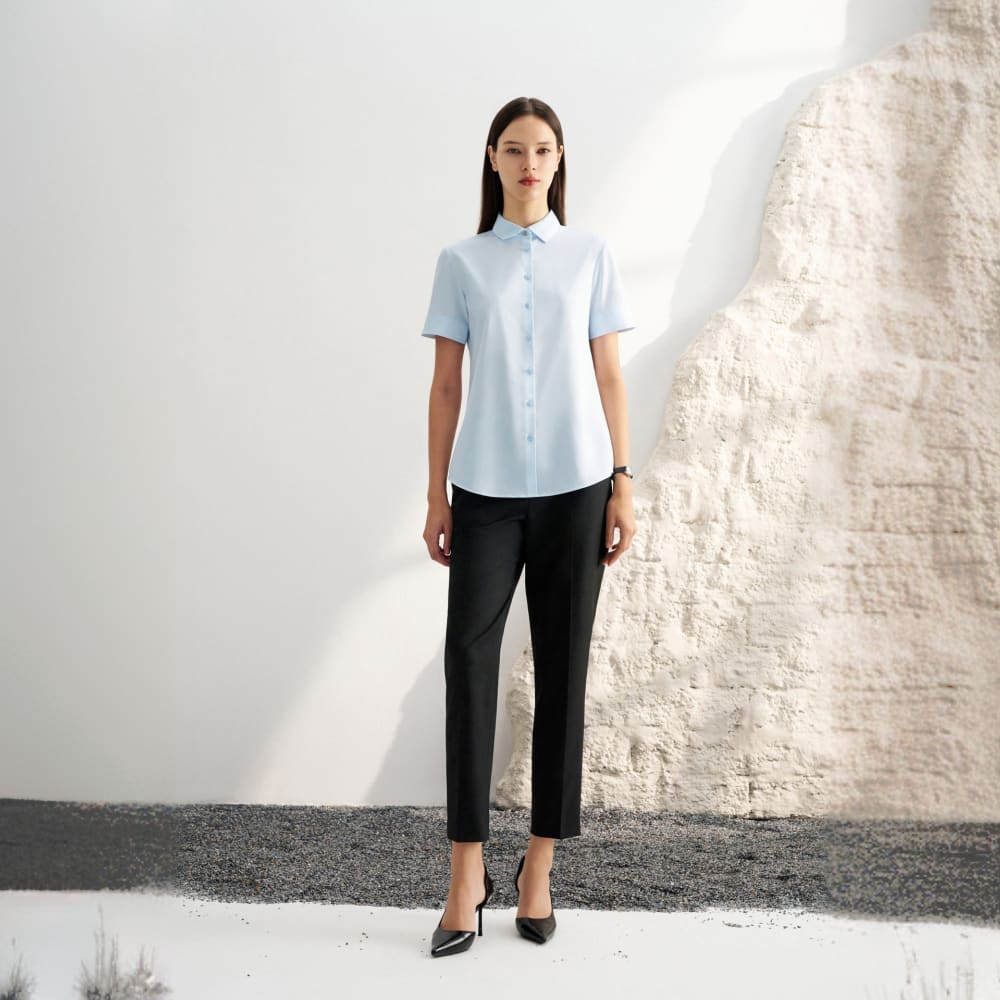 Pantaloni a sigaretta in twill G2000 Cool Touch e anti UV
