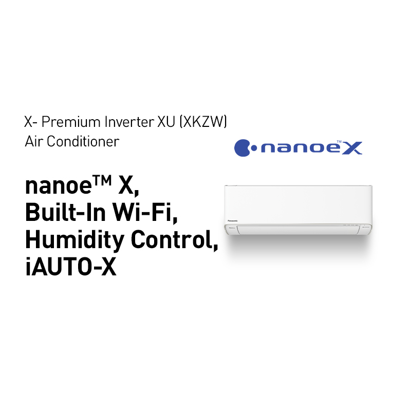 Panasonic X-Premium R32 System 1 Aircon with nanoe™X (5 Ticks)